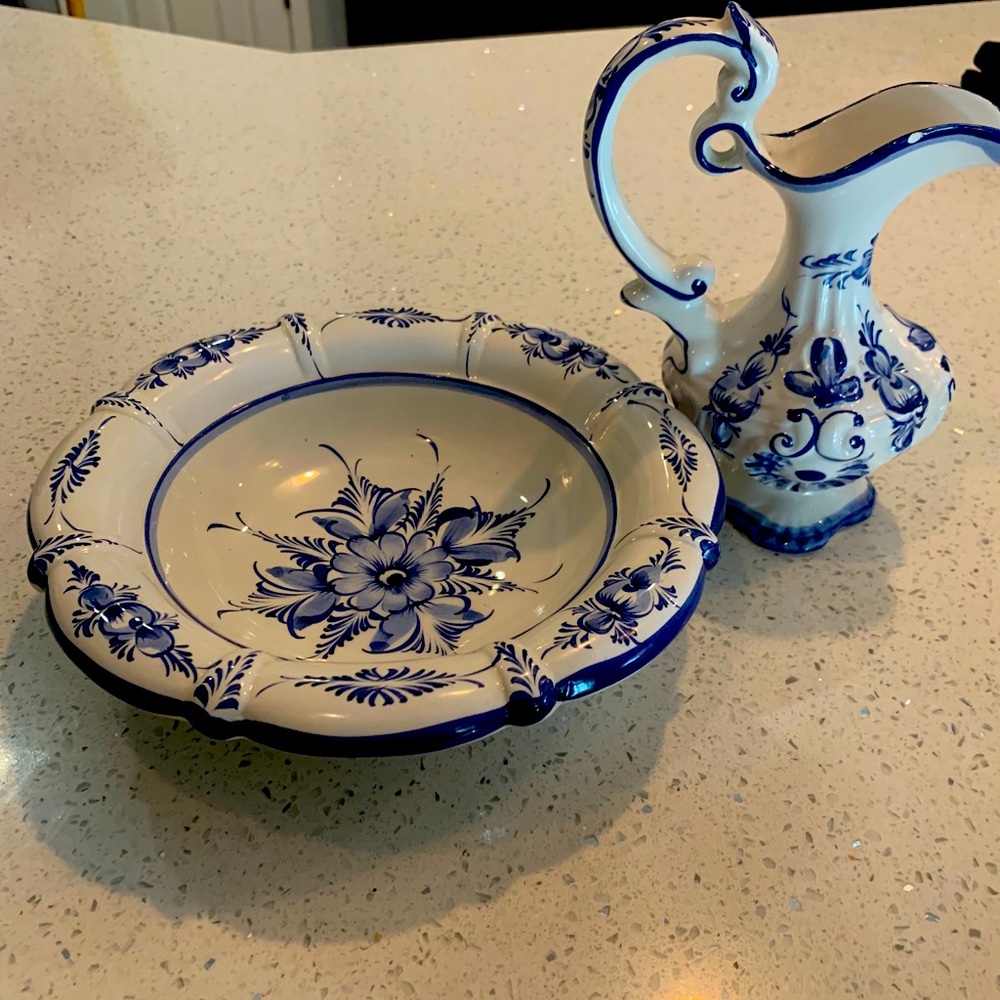 vintage Rccl hand painted pottery